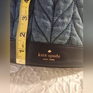 Kate Spade denim/navy blue leather  Backpack